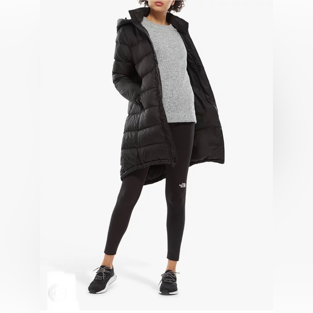 The North Face Black Hoodie Metropolis Parka Jacket Size SP